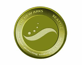 Seattle frosted gold custom coin-card