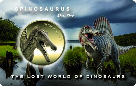 Spinosaurus coin-card